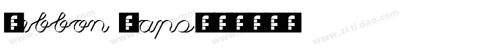 Ribbon Caps字体转换